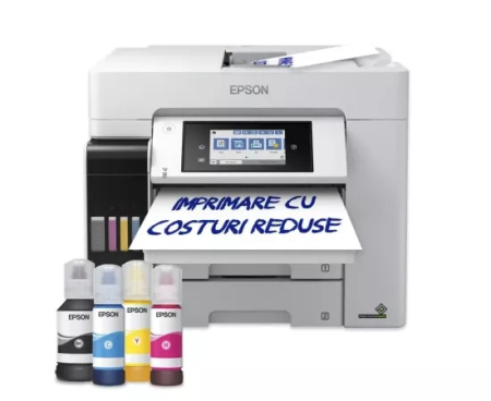 Imprimante  - Multifunctional inkjet EPSON EcoTank L6580, Color, Duplex, A4, ADF, White