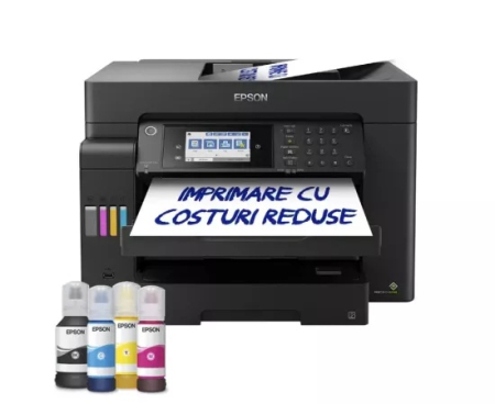 Imprimante  - Multifunctional Inkjet EPSON L15160, Color, A3, USB/LAN/Wi-Fi, Duplex, Negru