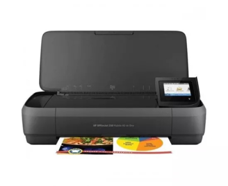 Imprimante  - Multifunctional Portabil Inkjet Color HP OfficeJet 250 Mobile, A4, USB/Wi-Fi, Negru