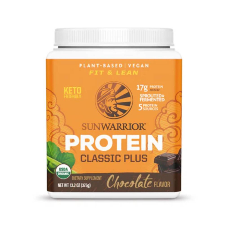 Suplimente nutritive - Protein Classic Plus pudra, 375g, Sunwarrior, Proteina vegana