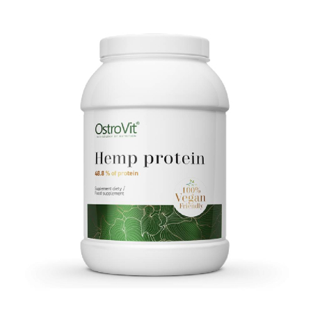 Proteine - Proteina din canepa pudra, 700g, Ostrovit VEGE, Aminoacizi cu catena ramificata