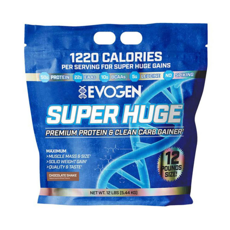 Proteine - Super Huge 5,44kg, pudra, Evogen, Mix pentru crestere masa musculara
