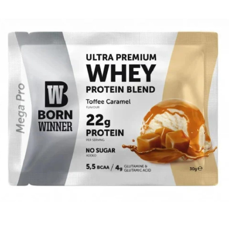 Proteine - Whey Protein Blend 30g, Born Winner, Amestec de proteine din zer