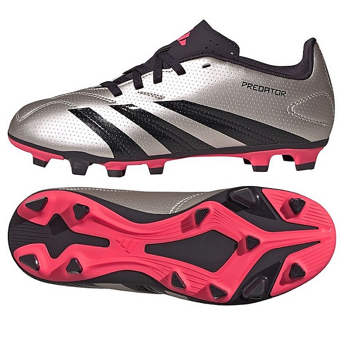 Ghete fotbal Adidas Predator Club FXG JR gri [4]