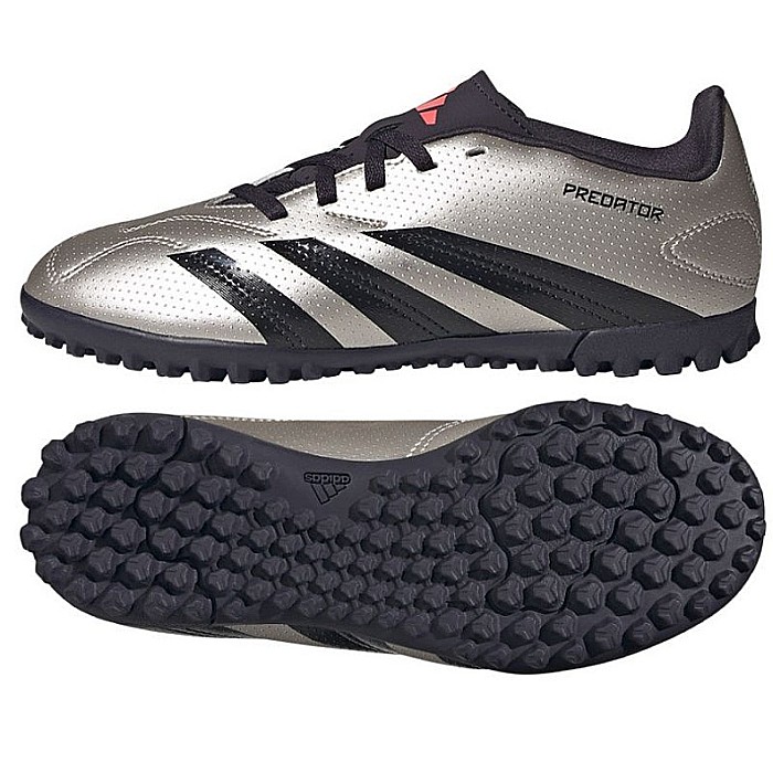 Ghete fotbal Adidas Predator Club TF JR gri [4]