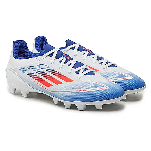 Ghete fotbal barbati Adidas F50 Club FXG alb [2]