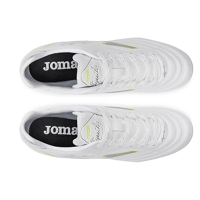 Ghete fotbal barbati Joma Aguila 2402 FG Alb [4]