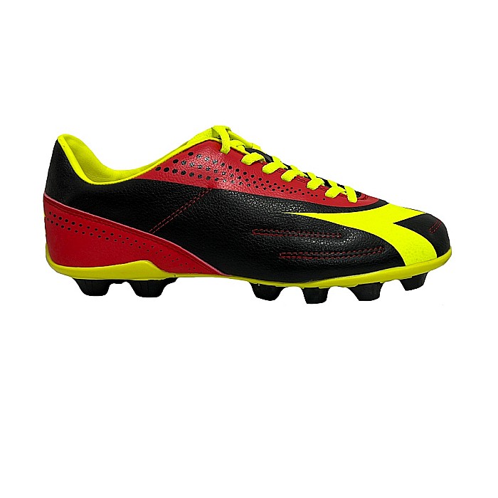 Ghete fotbal copii Diadora 750MD III Negru Rosu [1]