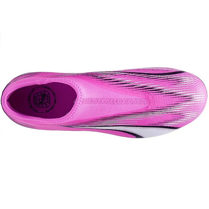 Ghete fotbal copii Puma JR Ultra Match LL FG  roz [2]