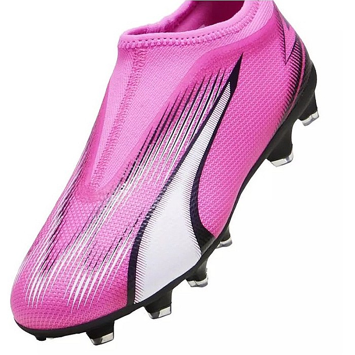 Ghete fotbal copii Puma JR Ultra Match LL FG  roz [4]