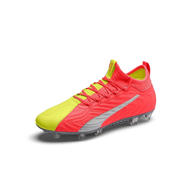 Ghete fotbal copii Puma One 20.3 OSG  FG/AG  JR Portocaliu [4]