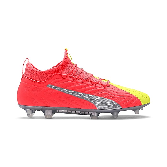 Ghete fotbal copii Puma One 20.3 OSG  FG/AG  JR Portocaliu [1]