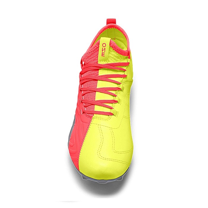 Ghete fotbal copii Puma One 20.3 OSG  FG/AG  JR Portocaliu [2]