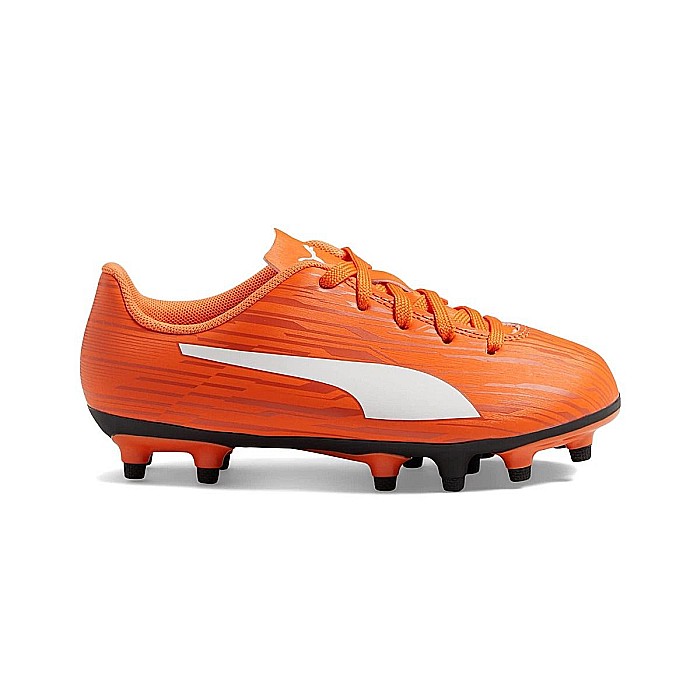 Ghete fotbal copii Puma Rapido III JR FG Portocaliu [1]