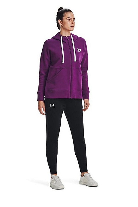 Pantaloni sport femei Under Armour Rival Fleece Negru [3]