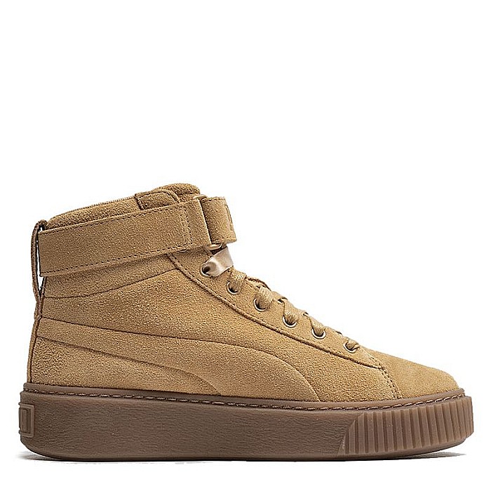 Pantofi sport Puma Platform Suede maro [1]