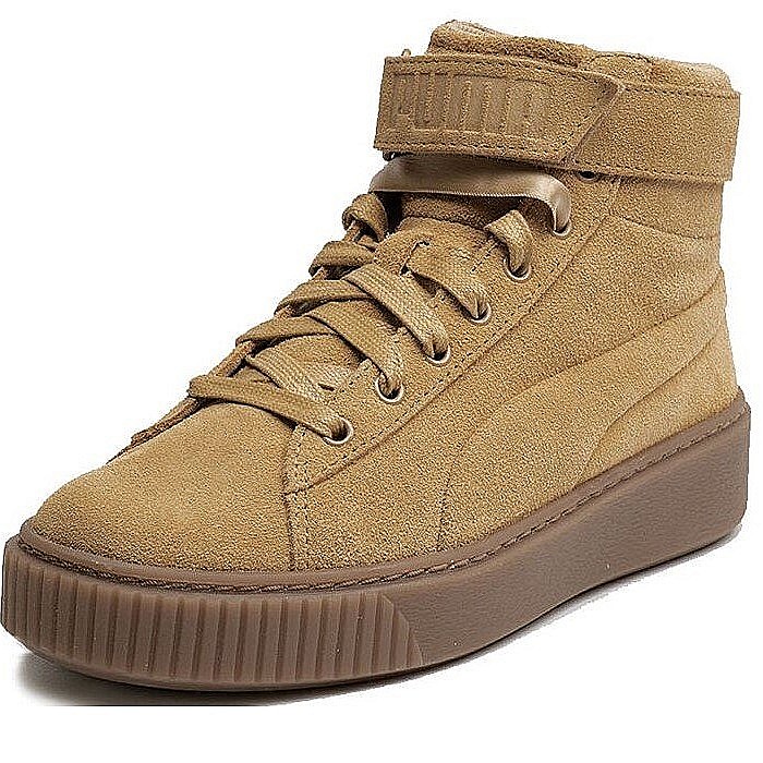 Pantofi sport Puma Platform Suede maro [2]