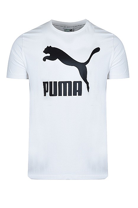Tricou barbati Puma Clasics Logo Tee Alb [3]