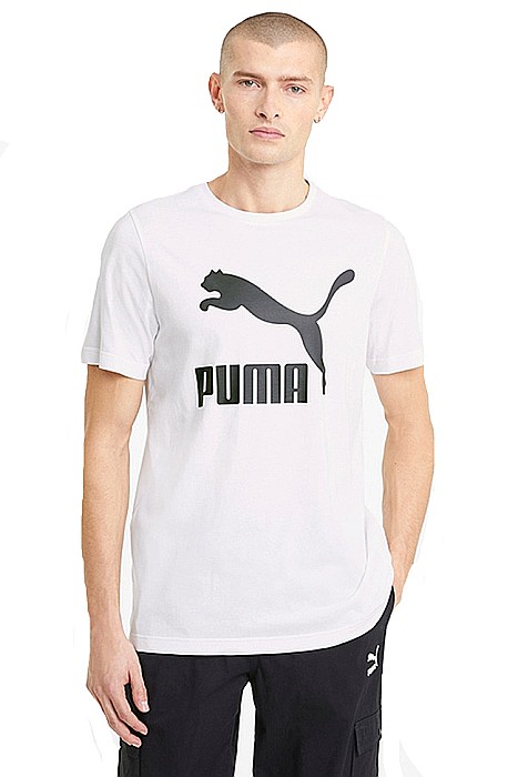 Tricou barbati Puma Clasics Logo Tee Alb [1]