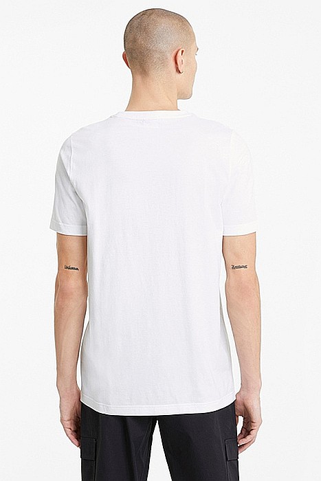 Tricou barbati Puma Clasics Logo Tee Alb [2]