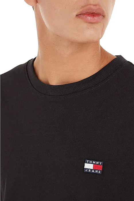 Tricou barbati slim fit Tommy Jeans negru [4]