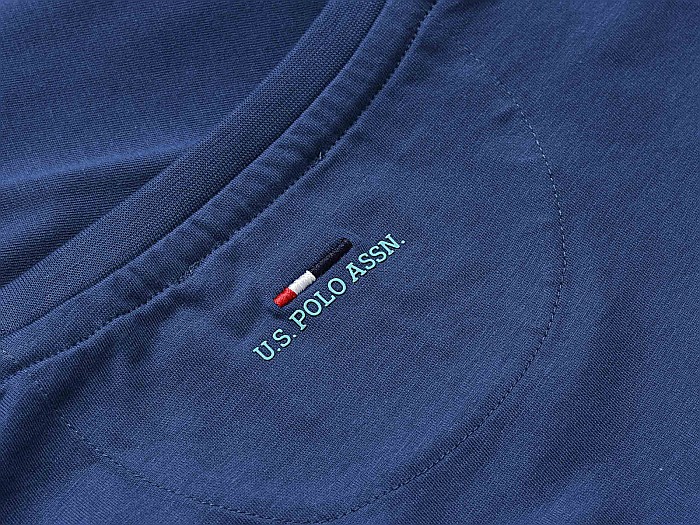 Tricou barbati U.S. Polo Luca albastru [4]