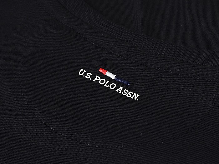 Tricou barbati U.S. Polo Luca negru [4]