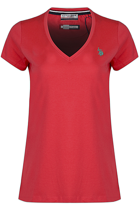 Tricou femei U.S. Polo Assn. Leja rosu [1]