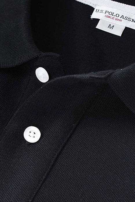 Tricou polo barbati US Polo Assn  King Negru [4]