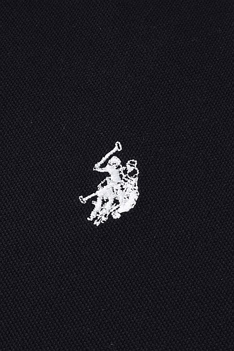 Tricou polo barbati US Polo Assn  King Negru [3]