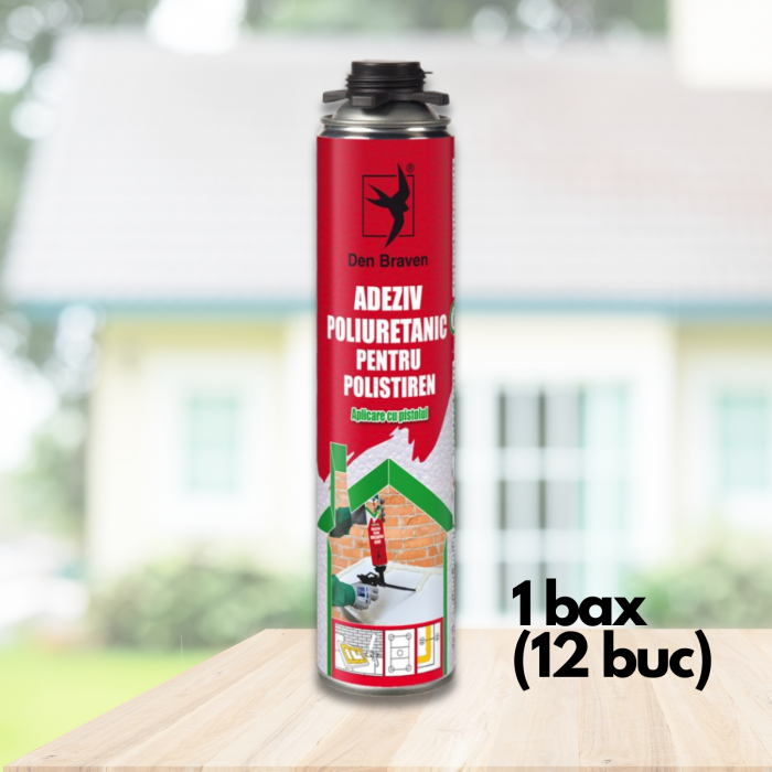 Adeziv Spumă Polistiren Den Braven 750ml – Aplicare cu Pistol [1]