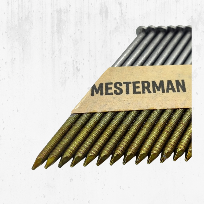 Cuie în Bandă de Hârtie 2.8x63mm, 34 Grade (Bax 3000 buc) – Cap D Inelat [2]