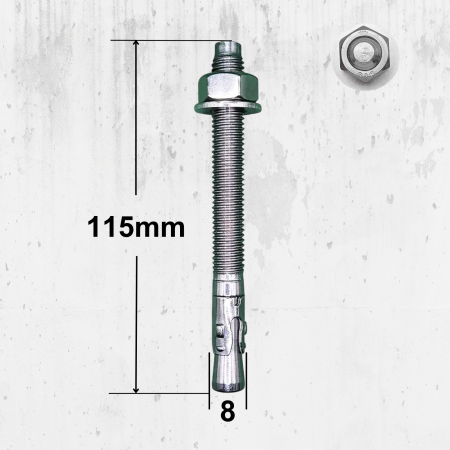Suruburi Diverse si Consumabile - Ancora Conexpand Cu Cep Cilindric M8x115