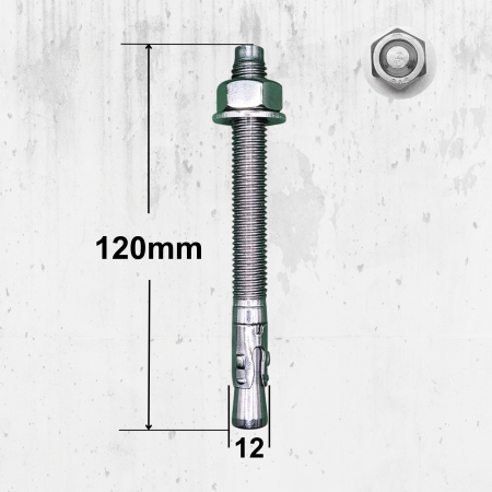 Suruburi Diverse si Consumabile - Ancora Conexpand Cu Cep Cilindric M12x120