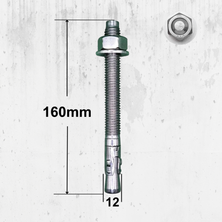 Suruburi Diverse si Consumabile - Ancora Conexpand Cu Cep Cilindric M12x160