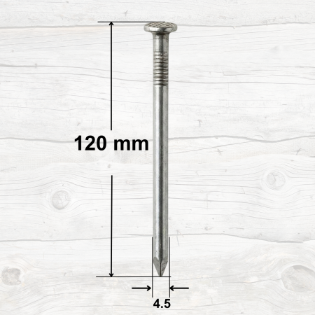 Cuie Constructii - Diverse Marimi - Cuie Constructii 4.5x120-5kg