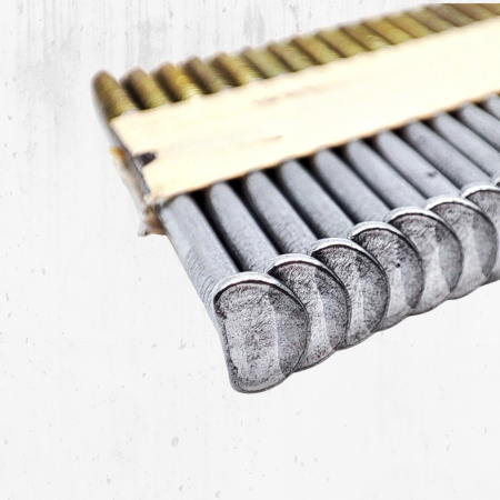 Cuie în Bandă de Hârtie 3.1x90mm, 34 Grade (Bax 2000 buc) – Cap D Inelat [2]