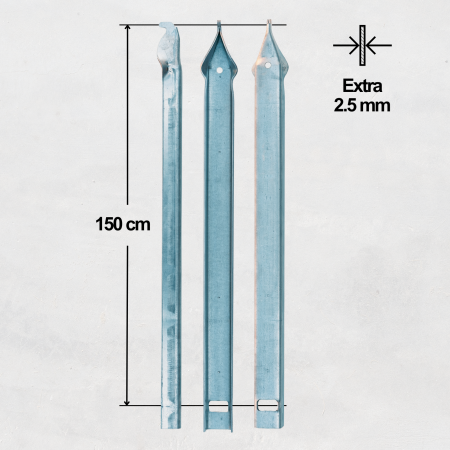 Montanti tip U - Montanți Cofraj Tip U Zincat 50–150 cm – Compatibil Doka