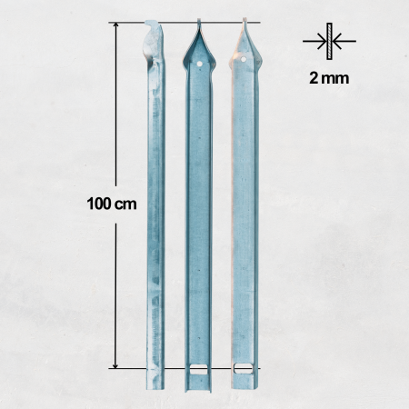 Montanti tip U - Montanți Cofraj Tip U Zincat 50–150 cm – Compatibil Doka