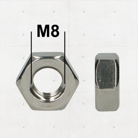 Piulite si Saibe - Piuliță M8 Hexagonală DIN 934, ZN, GR.8 – Cutie 200 buc
