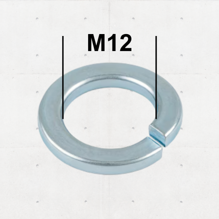 Grower - Șaibă Grower M12 DIN 127 Zincată – 200 buc