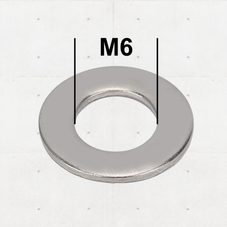 Piulite si Saibe - Șaibă Plată M6 DIN 125 Zincată – 1000 buc/cutie