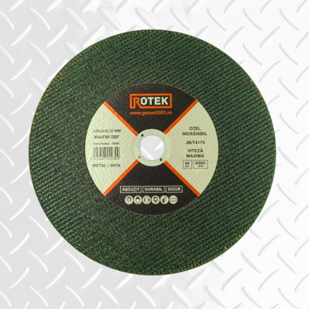 Scule, Unelte Si Consumabile - Set 10 buc Disc de Tăiat Metal și Inox 230x2x22.23 mm – Rotek