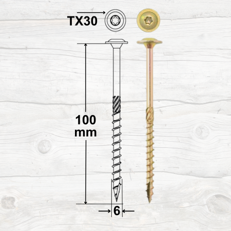 Holzsuruburi Lemn - surub-dulgherie-cap-saiba-6x100mm-zincat-galben.jpg