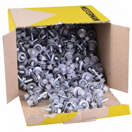 Suruburi Autoforante 4.8x19mm Rosu RAL3011, Saibă – 250buc/cutie [1]