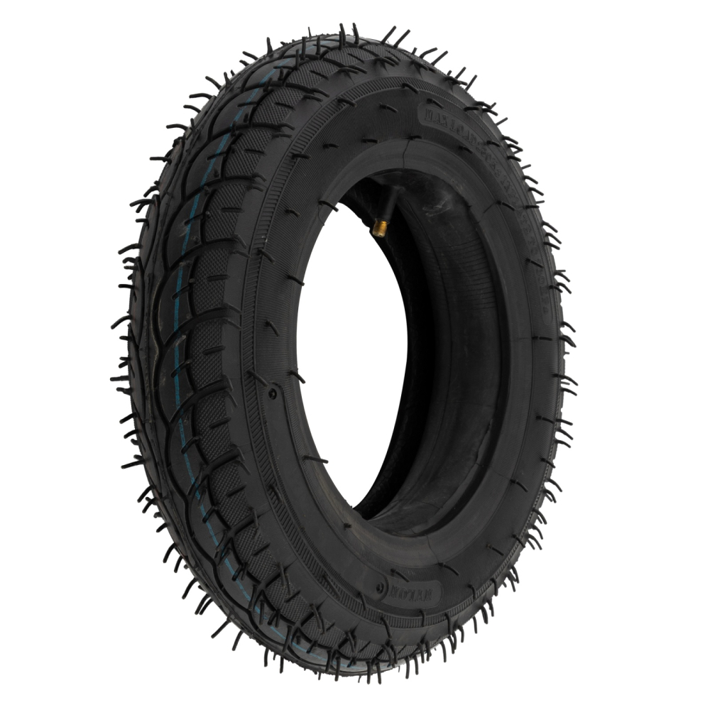 400-8 Anvelopa (cu tepi) si camera din cauciuc pentru roaba [1]