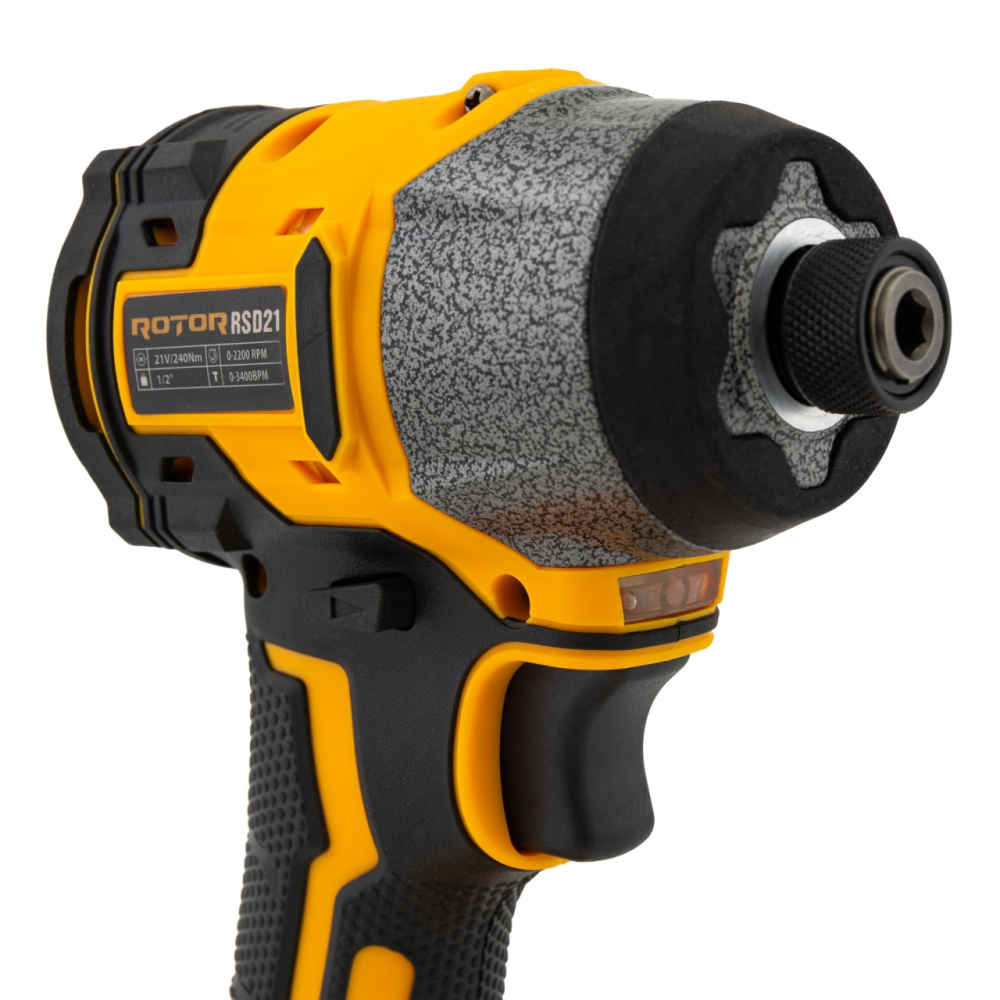 Autofiletanta cu impact pe acumulator ROTOR RSD21, 21 V /3 Ah, 240 Nm,2200 rot/min, 3400 BPM [9]