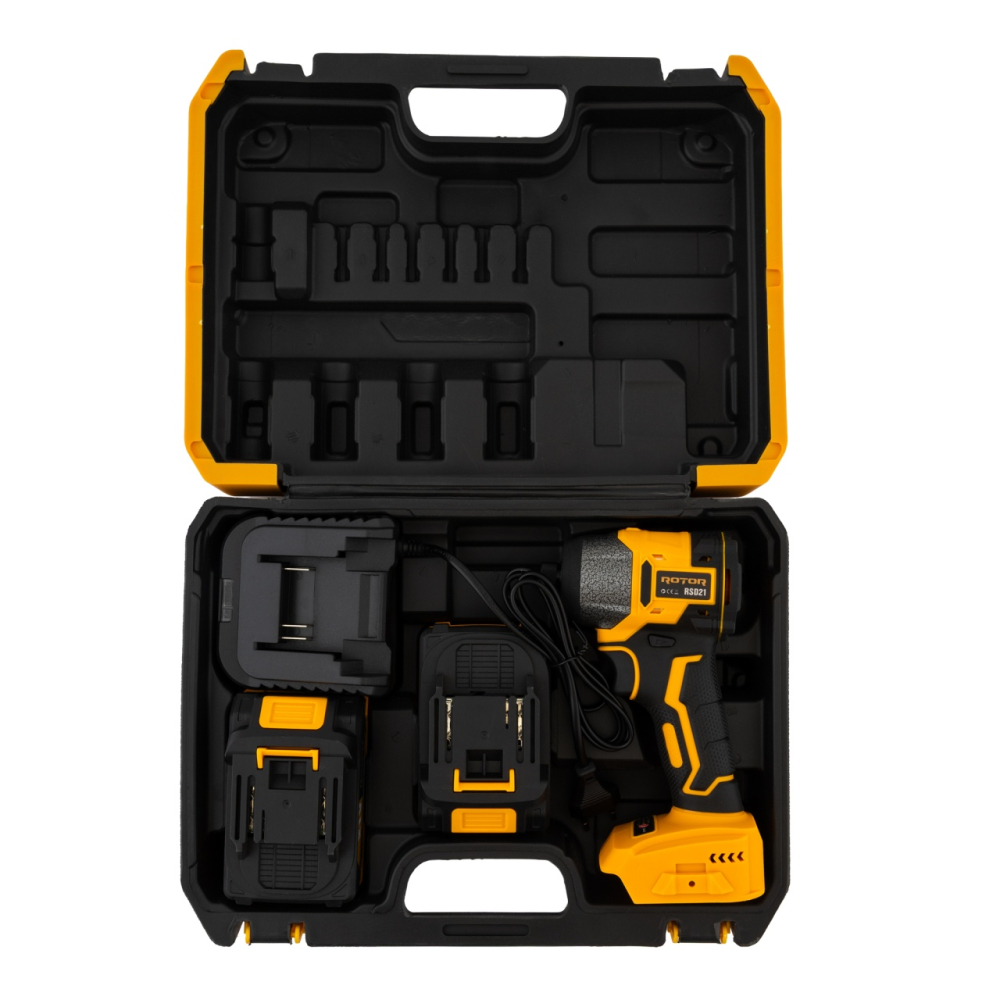 Autofiletanta cu impact pe acumulator ROTOR RSD21, 21 V /3 Ah, 240 Nm,2200 rot/min, 3400 BPM [11]