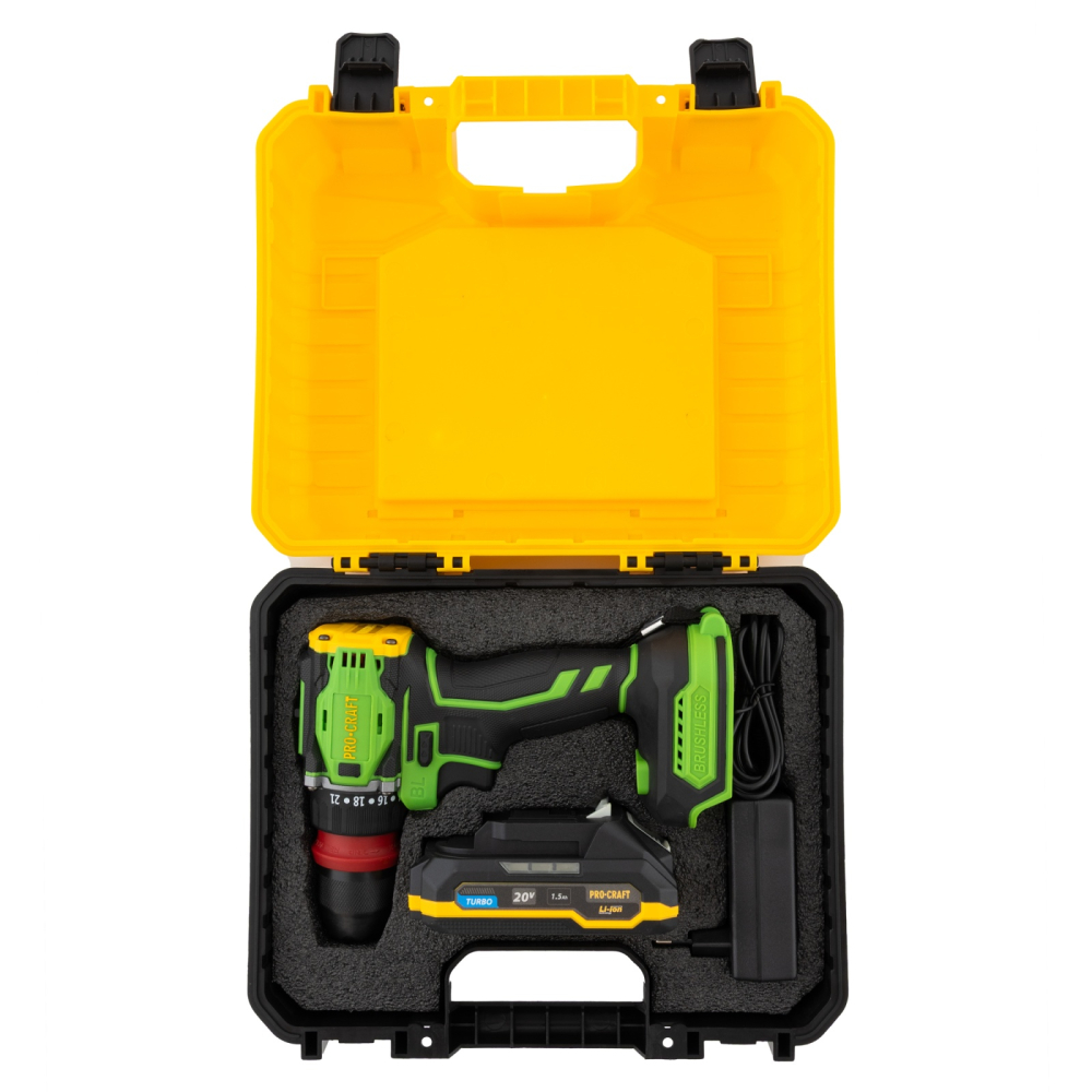 Autofiletanta pe acumulator PROCRAFT PA18Pro DFR, 1500 rot/min, BRUSHLESS [9]