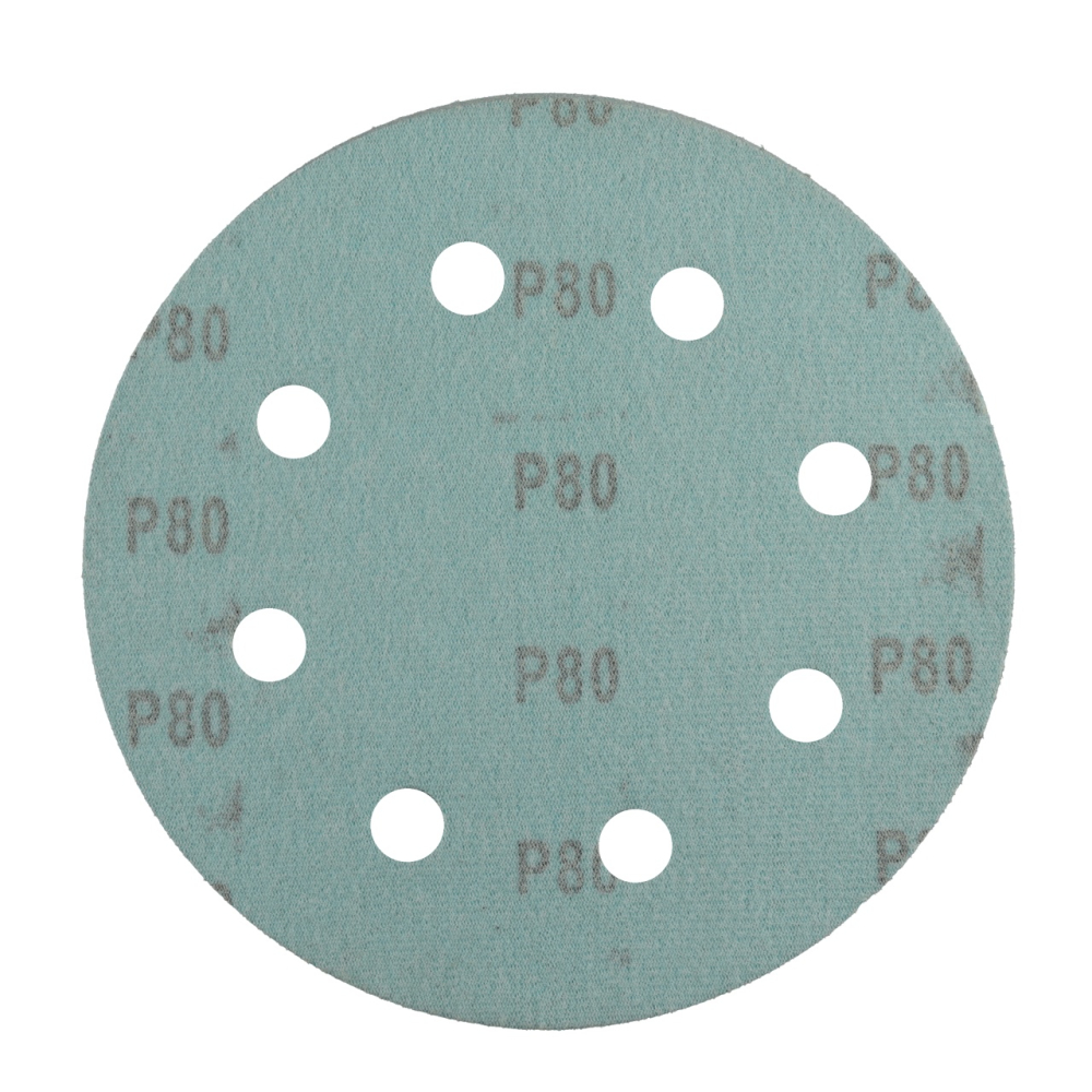 Disc abraziv pentru slefuitor cu excentric KB180.80 PROCRAFT (Set 10 buc) Diametru: 180 mm, Granulatie: P80 [4]